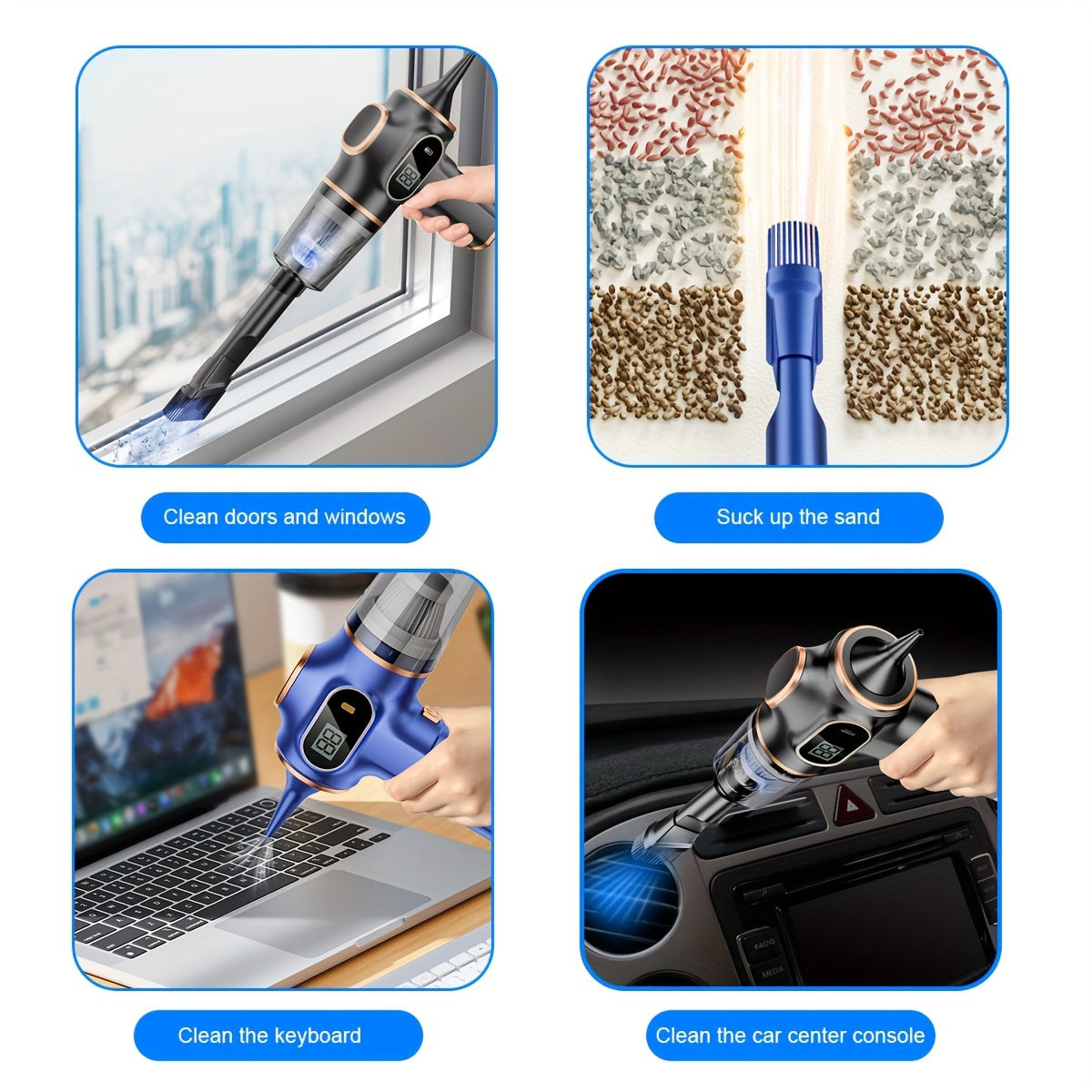 Hochleistungs-Handstaubsauger - leicht & kabellos