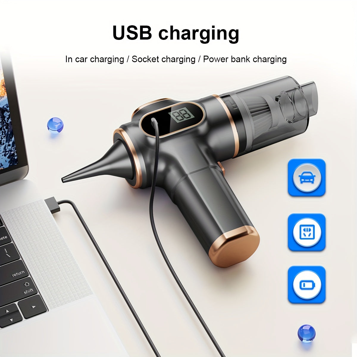 Hochleistungs-Handstaubsauger - leicht & kabellos